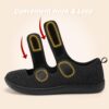 Besroad Zapatos anchos para caminar para mujer, para diabéticos, ajustables, informales, transpirables, sin caída, para artritis, edema, interiores y exteriores