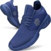 Tenis fáciles de poner para hombre, antideslizantes, transpirables y ligeros para entrenar, caminar, correr e ir al gimnasio