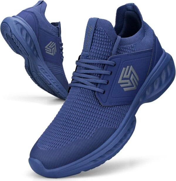 Tenis fáciles de poner para hombre, antideslizantes, transpirables y ligeros para entrenar, caminar, correr e ir al gimnasio