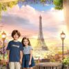Telón de fondo de fotos de París, tapiz de pared de la Torre Eiffel, fondo de fotografía de ciudad francesa, decoración de fiesta de cumpleaños con temática parisina, 5 x