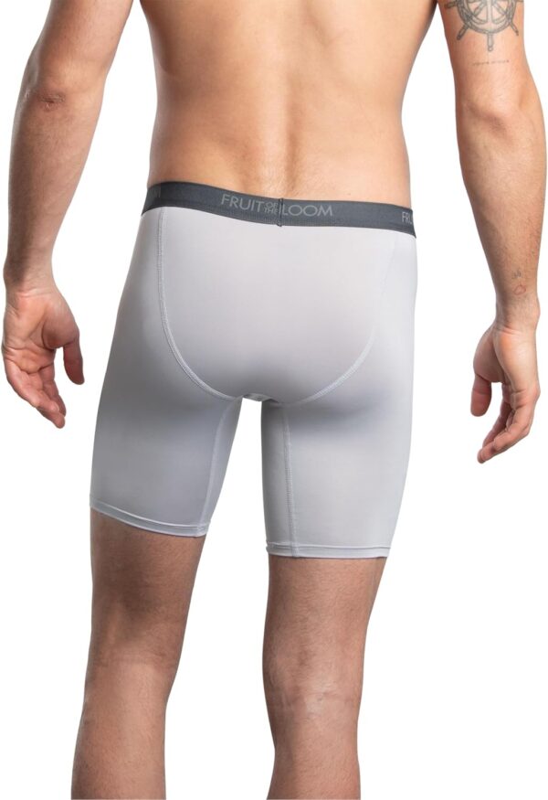 Fruit of the Loom Calzoncillos tipo bóxer micro elásticos para hombre, diseñados para moverse contigo, ligeros y absorben la humedad