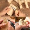 Paquete de 2 bloques de tallado de tilo sin terminar, 6 x 3 x 3 pulgadas, juego de bloques de tallado de madera suave sin terminar para niños y adultos para principiantes