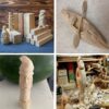 Paquete de 2 bloques de tallado de tilo sin terminar, 6 x 3 x 3 pulgadas, juego de bloques de tallado de madera suave sin terminar para niños y adultos para principiantes