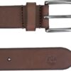 Timberland Cinturón de cuero con hebilla clásica de 1.378 in para hombres