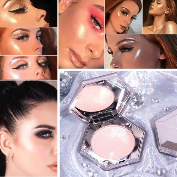Shimmer Cream - Paleta de resaltadores color crema, oro rosa, acabado brillante/brillante, cosmético facial impermeable de larga duración, libre de crueldad, 2.0 onzas líquidas, 1 unidad