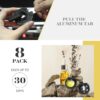 Clips de ventilación para ambientador de automóvil, paquete de 8, 6 vainillas, 2 aromas de automóvil nuevos, proporciona un aroma duradero, hasta 240 días, eliminador de olores