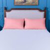 NTBAY - Fundas para almohada de microfibra cepillada, suaves y cómodas, antiarrugas, antidecoloración y antimanchas, con cierre tipo sobre, 2 fundas, 20 x 26 pulgadas, estándar, color rosado