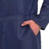 Overol azul marino, disfraz de Halloween para hombre, incluye máscara y cuchillo de juguete