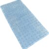 Tapete antideslizante para bañera con ventosas, tapete de baño antideslizante para ducha, lavable a máquina, para bañera, para niños, apto para niños pequeños, tapete de baño para baño, 30 x 16