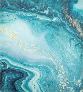 ALAZA Imán de mármol azul abstracto grande para lavavajillas, cubierta magnética de 23 x 26 pulgadas para nevera, decoración de cocina