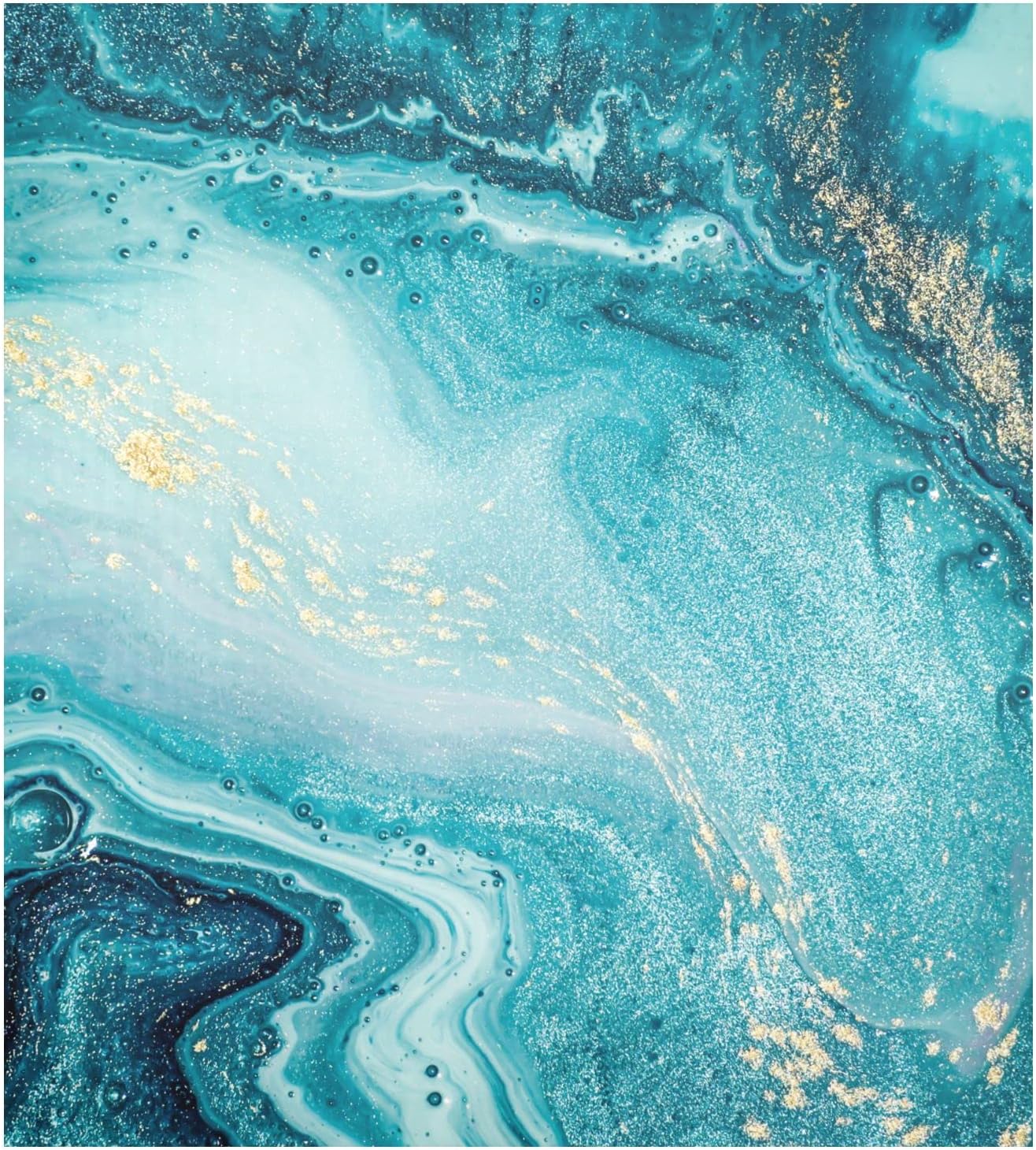 ALAZA Imán de mármol azul abstracto grande para lavavajillas, cubierta magnética de 23 x 26 pulgadas para nevera, decoración de cocina
