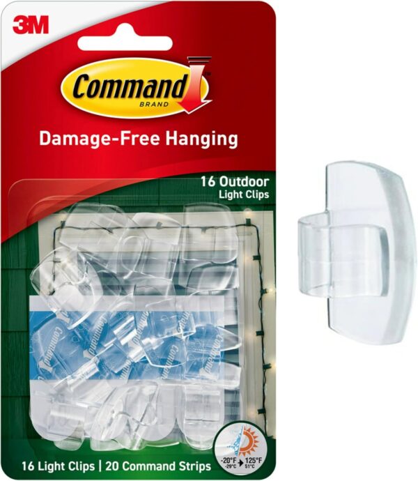 Command sujetacable redondo, Transparente, 17017CLR-AW-E