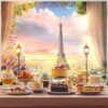 Telón de fondo de fotos de París, tapiz de pared de la Torre Eiffel, fondo de fotografía de ciudad francesa, decoración de fiesta de cumpleaños con temática parisina, 5 x