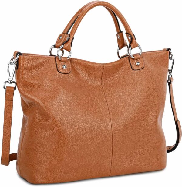 Bolso Kattee, para mujer, de cuero suave, 3 formas de llevarlo, mochila, bolso y bolsa de mano