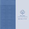 American Soft Linen - Juego de 4 toallas de baño, 100% de algodón turco de 27 x 54 pulgadas, toallas de baño extragrandes, toallas para ducha, color azul eléctrico