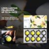 Clips de ventilación para ambientador de automóvil, paquete de 8, 6 vainillas, 2 aromas de automóvil nuevos, proporciona un aroma duradero, hasta 240 días, eliminador de olores