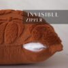DFXSZ PTK012A16 - Juego de 2 fundas de almohada de otoño de 16 x 16 pulgadas, fundas de almohada de calabaza óxido de otoño, fundas de almohada de felpa suave de lana sintética para silla, sofá,