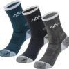innotree 3 Pack Men’s Merino Wool Hiking Socks, Micro Crew Cushioned Hiking Walking Socks Moisture Wicking Trekking Socks