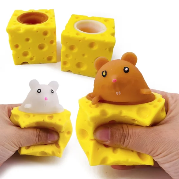 S37efc4df75a14398bd8f60f4f2eba699I.webp Stress-relieving Pet Cheese Mouse Cheese Pinch Fun Stress Ball Vent Squirrel Cup Prank Toy Fidget Toys